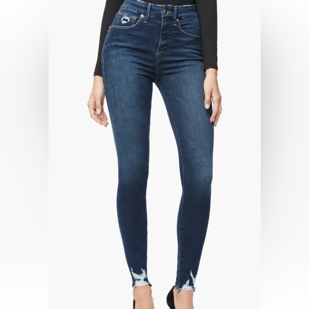 Good American Dark Blue Skinny Jeans